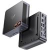 NiPoGi AM21 Mini PC Ryzen 7 8745HS(8C/16T, Max 4,9 GHz),16GB DDR5 5600MHz,512GB NVMe SSD(Max 4 TB),Double LAN/ 4K UHD Quattro Display (HDMI 2.1/DP 1.4/USB4) WiFi 6,BT 5.2 VESA Supportato