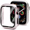 HAUXGOGO Custodia Protettiva Per Apple Watch Series 11/10 42 Mm [2 Pezzi], Custodia Rigida In Pc Con Protezione Per Il Display, Custodia Protettiva Ultrasottile Antigraffio Per Iwatch, Rosa