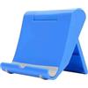 ZAMETTER Supporto per telefono, regolabile, pieghevole, da scrivania, con base antiscivolo, per smartphone, tablet, videochiamate da 3,5 a 11 pollici, colore bianco (blu)