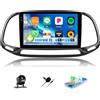 GOHHDL Per Fiat Doblo 2015-2021, Android 15, 4G+128G GOHHDL Autoradio per Fiat Doblo 2015-2021 Carplay Android Auto, Radio da 9 Pollici con GPS Navi WiFi Bluetooth FM/RDS EQ SWC Retrocamera&Mic
