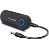 Yiokii Trasmettitore Bluetooth 4.0, Trasmettitore Audio BT, Alimentato da USB, Stereo Portatile Wireless, Per TV, Aereo, Cuffie, Nero