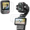 AMAZEAR Kit Protezione Schermo per DJI Osmo Pocket 4 Pro & Osmo Mobile 8P (4 Pezzi) - 2x Vetro Temperato per Pocket 4P + 2x per Display FrameTap OM 8P, Durezza 9H,Ultra HD,Touch Sensitive,Senza Bolle