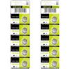 MURYE Batterie al litio CR1225 da 3 V, 5/10 pezzi, per sistemi di accesso senza chiave, giocattoli elettronici e fitness tracker a bottone