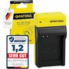 PATONA Slim Caricatore per Canon NB-4L NB-5L - Ixus 220HS 120is