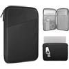 TiMOVO Custodia per Laptop MacBook Neo da 13 Pollici Modello A3404 2026 con Chip A18 Pro, Borsa Protettiva Imbottita con Tasca, Nero