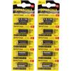 PATONA 10 batterie speciali (2 x 5 pezzi) 12 V 23 A 23 GA MN21 per apriporta garage, telecomandi, sistemi di allarme, cuffie Bluetooth, ecc. Compatibile con MN21, V23GA, 3LR50, LRV08, 8LR932, L1028