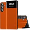 Nshkeji Cover per Samsung Galaxy A54 Custodia Pelle Portafoglio Flip a Libro con Porta Carte Slot Funzione Supporto Clear View Antiurto Caso Protezione Custodia per Samsung A54 5G Case