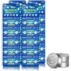 avmzvo SR626SW Batterie a bottone, batteria per orologio 377 V377 LR626 SR626 AG4 1,5V alcaline, 40 pezzi, senza mercurio, confezione sicura per bambini【5 anni di garanzia】
