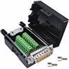 Oiyagai Connettore DB15 Maschio 15 Pin a Blocco Terminale con Perno Solido per Modulo di Segnale