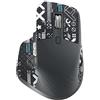 JIROAOTIC Nastro adesivo per mouse Logitech Mx Master3 3s, antiscivolo, assorbimento sudore, pre-tagliato, facile da installare, kit di aggiornamento per mouse, Nero X