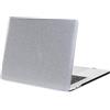 FFBOFFC Custodia Compatibile per MacBook Neo da 13 pollici Modello 2026 (A3404) con chip A18 Pro, Cover Dura Protettiva in Pelle con Brillantini, Lucentezza argento
