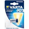 Varta Professionale al litio CR123A confezione da 1"