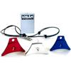 Logan Whistles Logan A1 - Fischietti per cani da pastore e cordini in corda nautica, 3 pezzi, colore: argento (argento, rosso, blu)