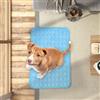 Generico Tappetino Refrigerante Cane, 100x70cm Tappeto Rinfrescante per Cani Gatti, Cuccia Refrigerante Lavabile, Cuscino Raffreddamento in Nel Caldo Estate, per Animali di Piccola Media Grande