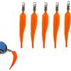 BOXOB 5pz Coda di Ricambio per Giocattolo a Palla per Gatti, Accessori Coda di Giocattolo Interattivo Gatti Compatibile con Speedy Tail 2.0 (Rosso)
