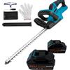 Generico Tagliasiepi a Batteria 88V, Lama 55 cm, con 2 Batterie 2000 mAh, Tagliasiepi Elettrico Senza Fili Potente per Siepi, Arbusti e Giardino, con Kit Accessori