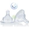 CHICCO TETTARELLA PERFECT5 0M SILICONE 2 PZ 1 FORO