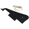 KAISH Battipenna singolo nero 1 strato LP chitarra con staffa dorata per Epiphone Les Paul