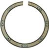 Kaish 110 mm diametro chitarra acustica buca sapelli/palissandro/acero/mogano con rosone quadrato conchiglia abalone intarsio, maple K1303
