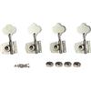 KAISH Nickel Lefty Cloverleaf Bass Tuners Bass Tuning Machines Bass Tuning Keys per Standard/Highway One Series Jazz J Bass/Precision P Bass
