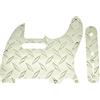 KAISH Piastra diamantata 8 fori Tele Pickguard con piastra di controllo in metallo e viti per stile moderno Americano/Messicano Fender Telecaster Oro