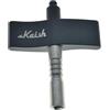 KAISH Chiave universale nera per accordatura batteria, con asta in acciaio, per batteria acustica/elettronica