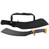 MFH Samurai machete con fodero in nylon, nero,