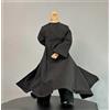 ximitoy 1/12 Soldato Maschio Vestiti Nero Robe Wire Coat+Pantaloni Modello per 6 '' Romankey