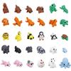 Goktvai 30Pz Mini Animali Stampati 3D Figurine Set, Flessibili Animali Snodabili Fidget Mini Figurine Realistiche Carini Giocattoli Fidget per Ufficio Casa Scrivania Decorazione Favori Festa Regali