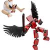 Jingyash Action Figures Fantastico, Set di Costruzione Educativo con Snodabili, Giochi di Costruzione per Bambini e Ragazzi, per Adolescenti Adulti Famiglia Casa Scuola Viaggi Picnic Compleanno Feste