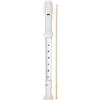 Bontempi | BaroqueFlute - Flauto Dolce con Diteggiatura Barocca per Un'Esperienza Musicale Autentica, Bianco