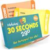 DENKRIESEN 30 Seconds® 2go - Edizione vacanze Il gioco per le feste per tutti | Gioco di indovinazioni con parole vacanze, gioco di carte a partire dai 12 anni, per 3+ giocatori, perfetto gioco di
