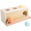 Smartwo Giochi Montessori in Legno 2 Anni e oltre Scatola Permanenza Oggetti | Ball Drop Game Giocattoli Educativi in Legno per Sviluppo Cognitivo Motricità Fine e Coordinazione 18 Mesi e oltre