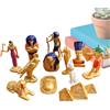Qukoielly Statuette Egizie | Giocattoli Antico Egitto - Set Di Figure Decorative Creative Cognitivo Per Ragazze Casa Gioco Ragazzi E Adulti Scuola