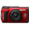 OM SYSTEM FOTOCAMERA DIGITALE OM SYSTEM TG-7 Zoom ottico 4x, 12 megapixel, Rosso