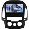 OEM Lettore multimediale per auto, compatibile con smartphone, sistema di navigazione, compatibile con auto Hyundai i30 i30 (trasmissione manuale o automatica) dal 2006 al 2011, telecamera a 360°
