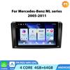 StarTech Autoradio Android 4G con CarPlay - Sistema multimediale 2-DIN con navigatore - Schermo touchscreen da 9 pollici (23 cm) - GPS - 4 GB di RAM, 64 GB di memoria interna - Compatibile con la serie ML dal 2005 al 2011