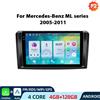 StarTech Autoradio - Sistema multimediale Android 4G 2-DIN - Schermo touchscreen da 23 cm - Navigazione GPS - CarPlay - Schermo diviso - Compatibile con la serie ML dal 2005 al 2011 - 4GB di RAM, 128GB di memoria