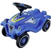 BIG-Bobby-Car Classic Police - Veicolo per bambini con adesivi in design polizia per ragazzi e ragazze, portata fino a 50 kg, veicolo antiscivolo per bambini a partire da 1 anno, blu