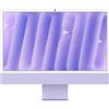 Apple iMac 2024 M4 10 Core | 24 | 16 GB | 512 GB SSD | Vetro standard | viola | Accessori universali compatibili | UK