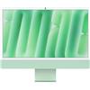 Apple iMac 2024 M4 10 Core | 24 | 16 GB | 256 GB SSD | Vetro standard | verde | Accessori universali compatibili | UK