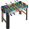 HOMCOM Biliardino Calcio Balilla con 2 Tabelloni Segnapunti 86.5x43.5x63 cm