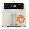 Moulinex Easy Fry Mega Compact, Friggitrice ad Aria, Risparmio Energetico, Capacità 7.5L, Frontale Rimovibile, EZ866A