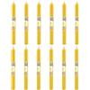 Cereria Di Giorgio - 12 Candele Cilindriche a Colore Pieno - Giallo - Profumazione Vaniglia - Diametro 1.9 cm Altezza 20 cm - Durata 7 ore - Collezione Melrose