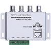 Qqmora Ricetrasmettitore CCTV, Balun Passivo HD 4CH per Videosorveglianza per Videoconferenze,apparecchiature di trasmissione via cavo coassiale