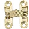 ZMdooreasy Cerniera a croce in acciaio inox, invisibile, pieghevole, per porte di bancone, roulotte, tavoli e porte leggere, corpo in lega di zinco, capacità di carico pesante (13 x 45 mm)