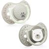 Lovi Buddy Bear succhietto dinamico in silicone 6-18m 2 pz