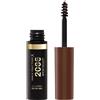 Max Factor 2000 Calorie Brow Sculpt Gel per Sopracciglia, 04 Black Brown Black Brown