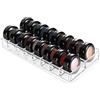 Luxspire Organizer per Ombretto, Contenitore per Ombretti, Porta Trucchi, Contenitore per Cosmetici, Porta Ombretti in Acrilico con 16 Scomparti, Scatola Makeup per Ombretto Rossetto - Trasparente
