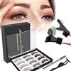 TOEECY Set Ciglia Finte Magnetiche Riutilizzabili Naturali Voluminose Applicatore Pinzetta Spazzola Trucco Occhi